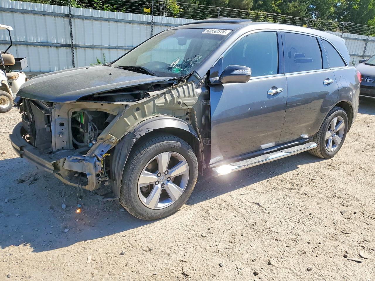 2012 Acura MDX Technology, VIN 2HNYD2H37CH506145 — Front end
