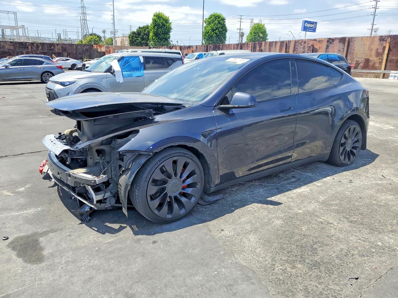 2024 Tesla Model Y Performance, VIN 7SAYGDEF7RF088856 — Front end