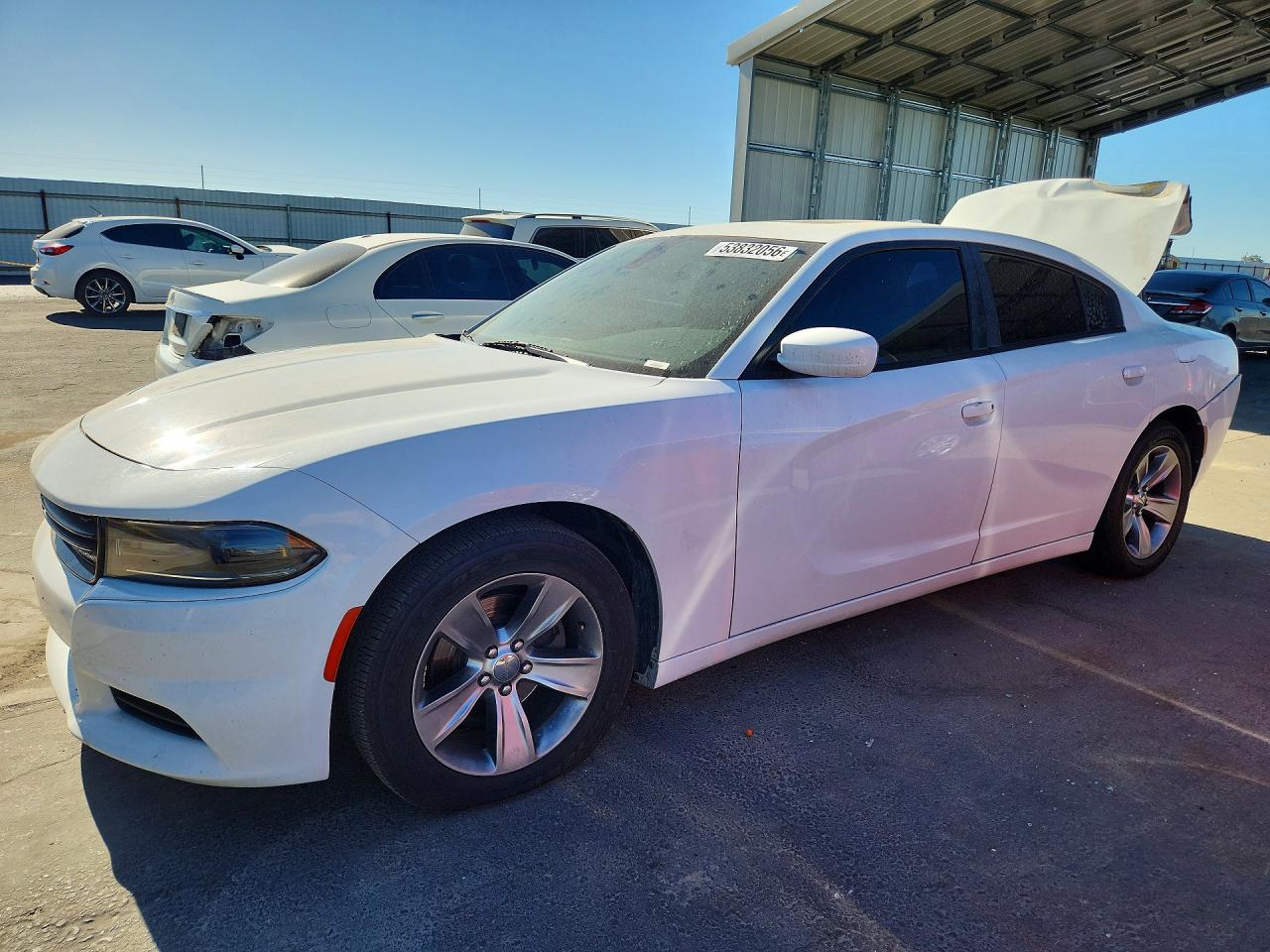 2015 Dodge Charger SXT, VIN 2C3CDXHG5FH789489 — Rear end