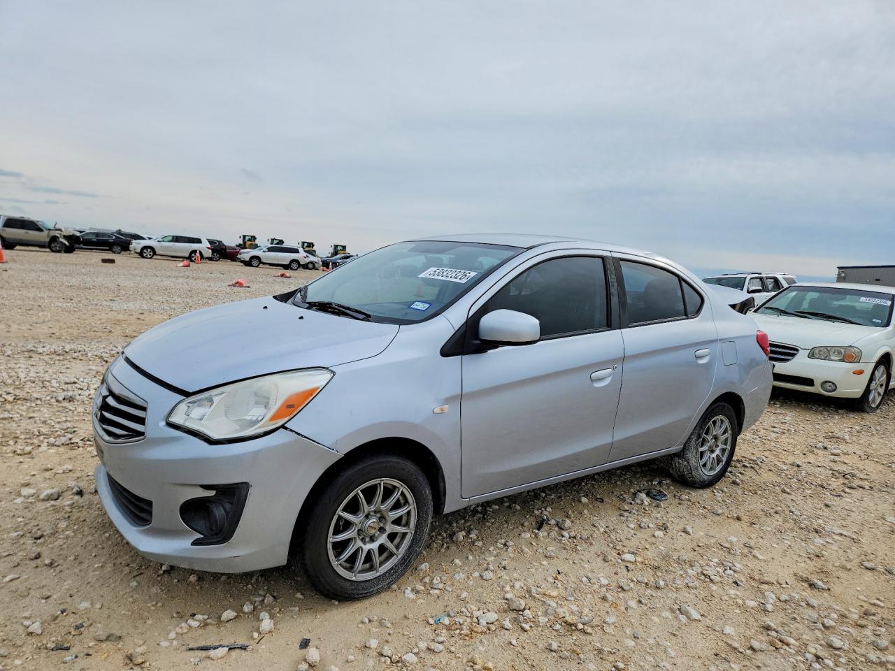 2018 Mitsubishi Mirage ES, VIN ML32F3FJXJHF10647 — Rear end