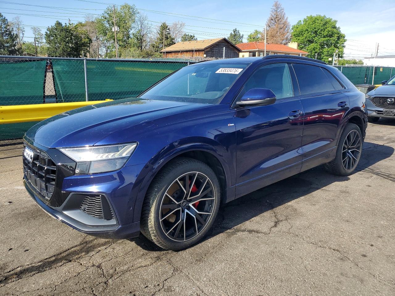 2020 Audi Q8 Premium Plus, VIN WA1EVAF19LD017416 — Rear end