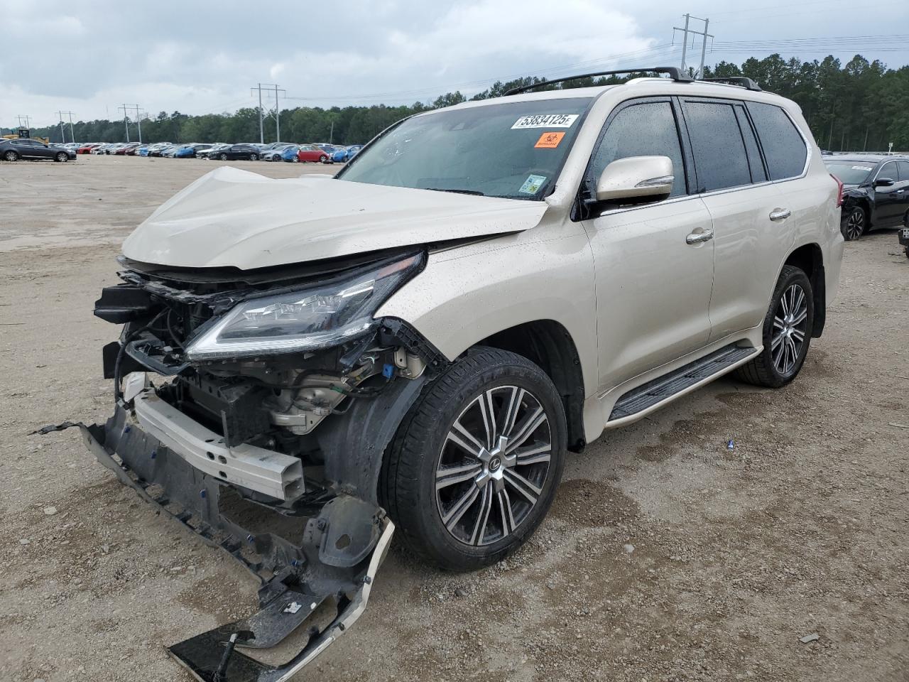 2020 Lexus LX 570, VIN JTJDY7AX3L4316596 — Перед