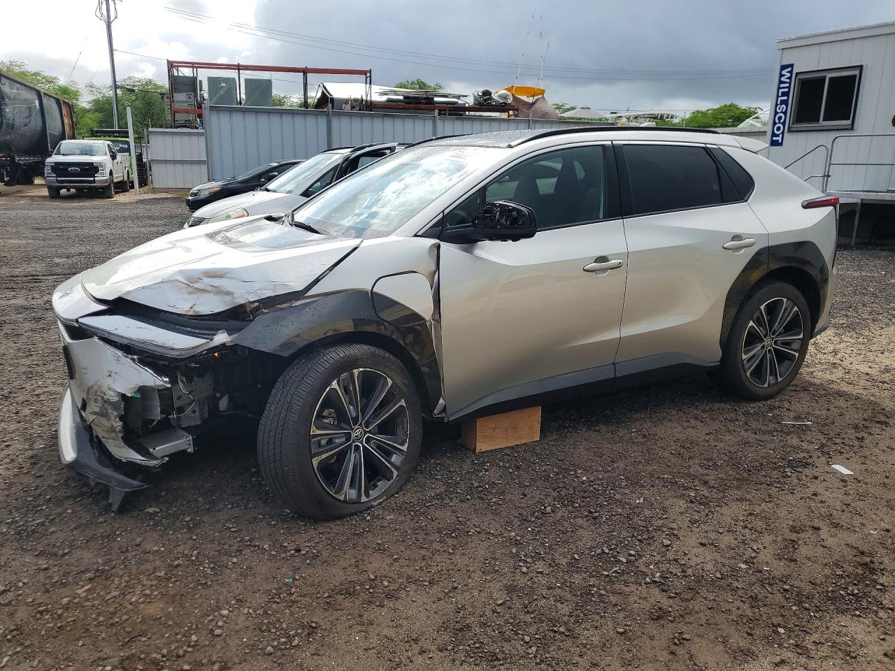 2023 Toyota bZ4X XLE, VIN JTMABACA8PA041649 — Front end