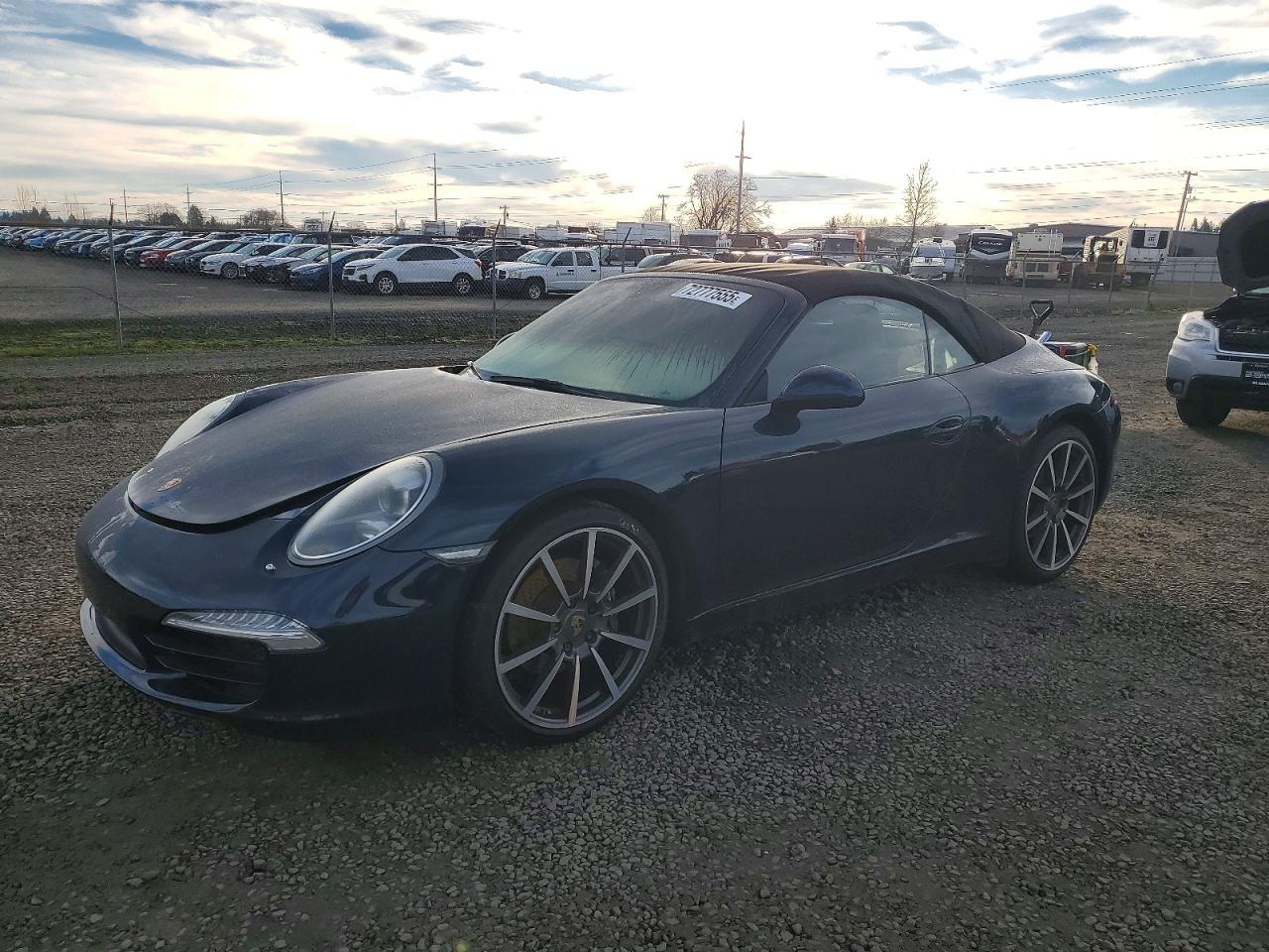 2013 Porsche 911 Carrera, VIN WP0CA2A95DS140199 — Engine fire