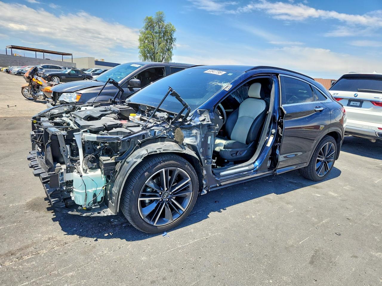 2025 Infiniti QX55 Luxe, VIN 3PCAJ5JR2SF106126 — Front end