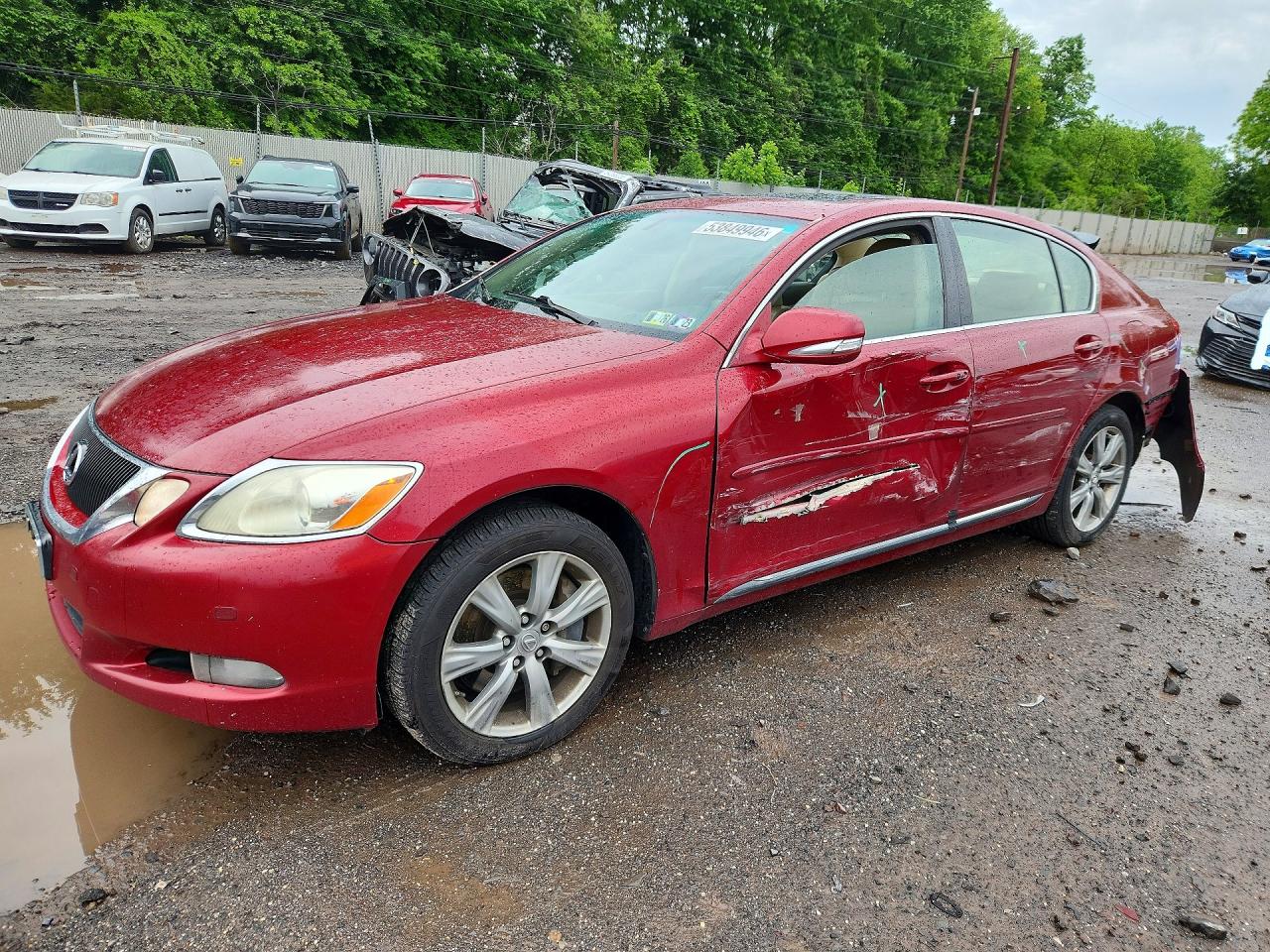 2009 Lexus GS 350, VIN JTHCE96S590023636 — Бок