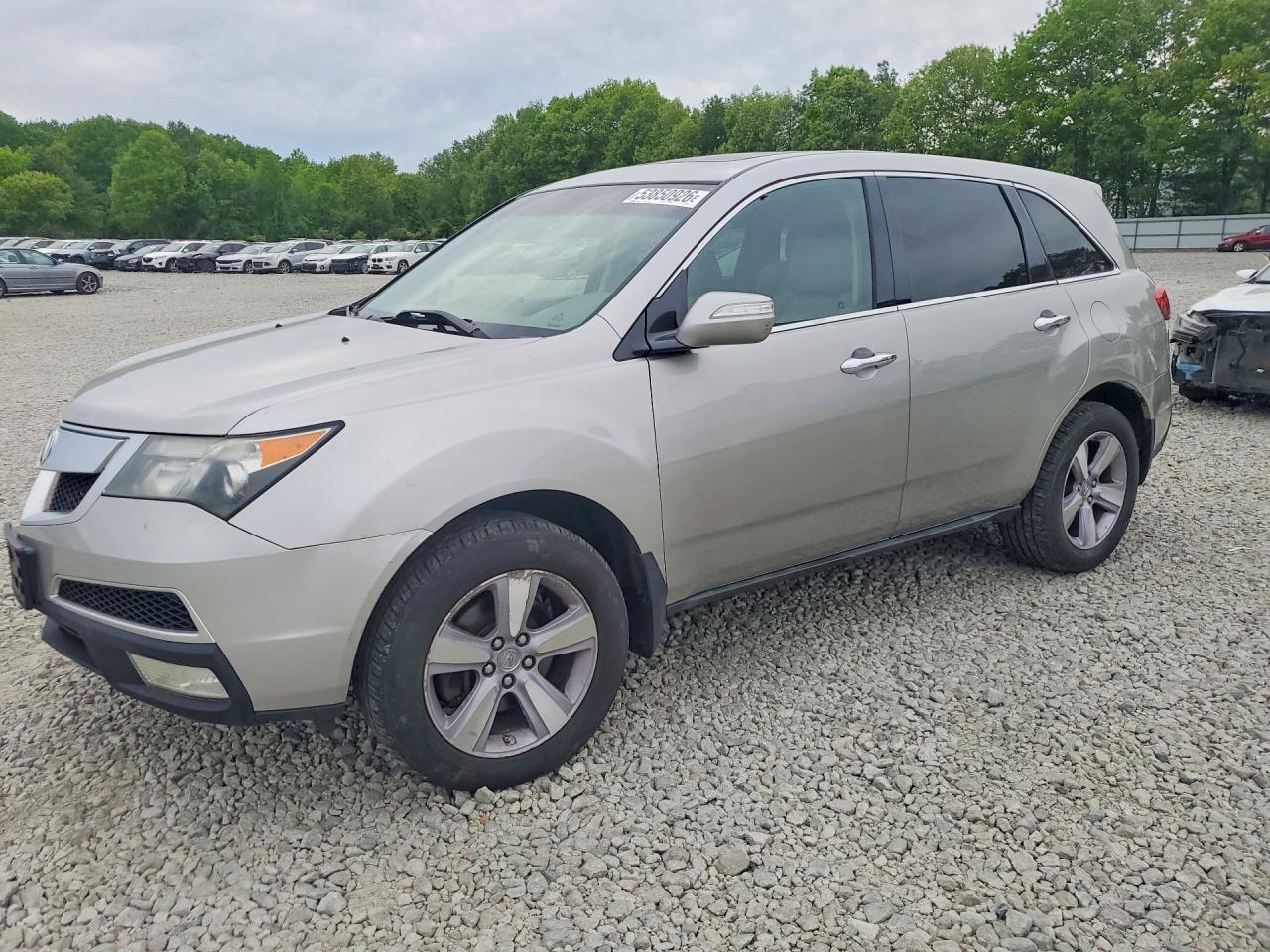 2013 Acura MDX Technology, VIN 2HNYD2H38DH506768 — Burn