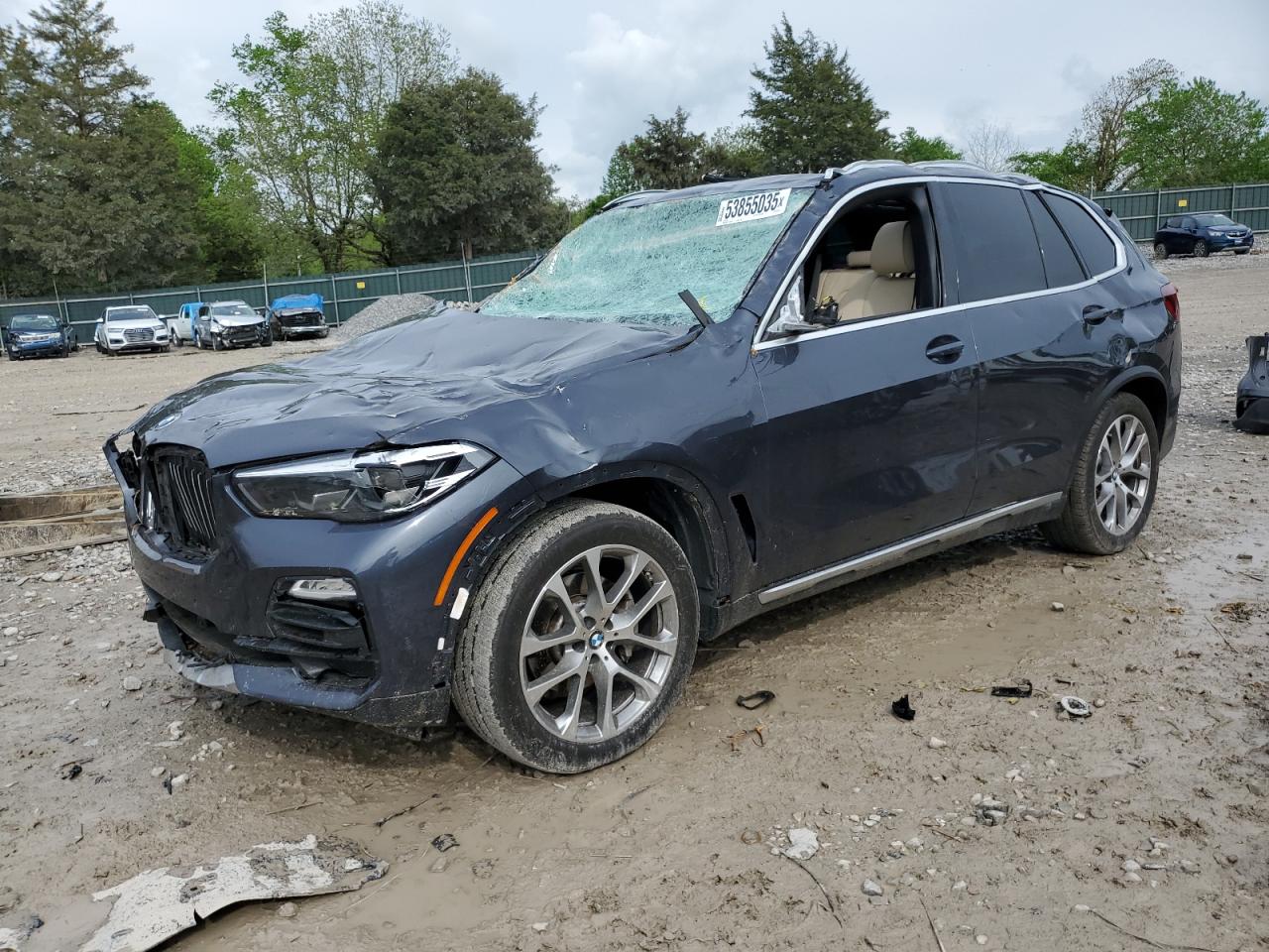 2021 BMW X5 sDrive40i, VIN 5UXCR4C06M9H67148 — Крыша