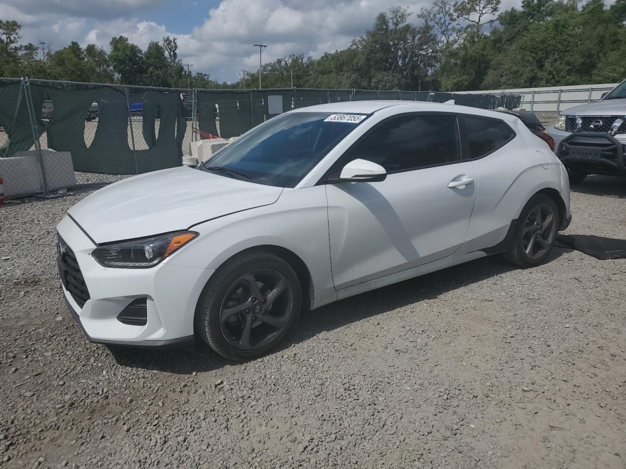 2020 Hyundai Veloster Premium, VIN KMHTG6AF5LU022048 — Rear end