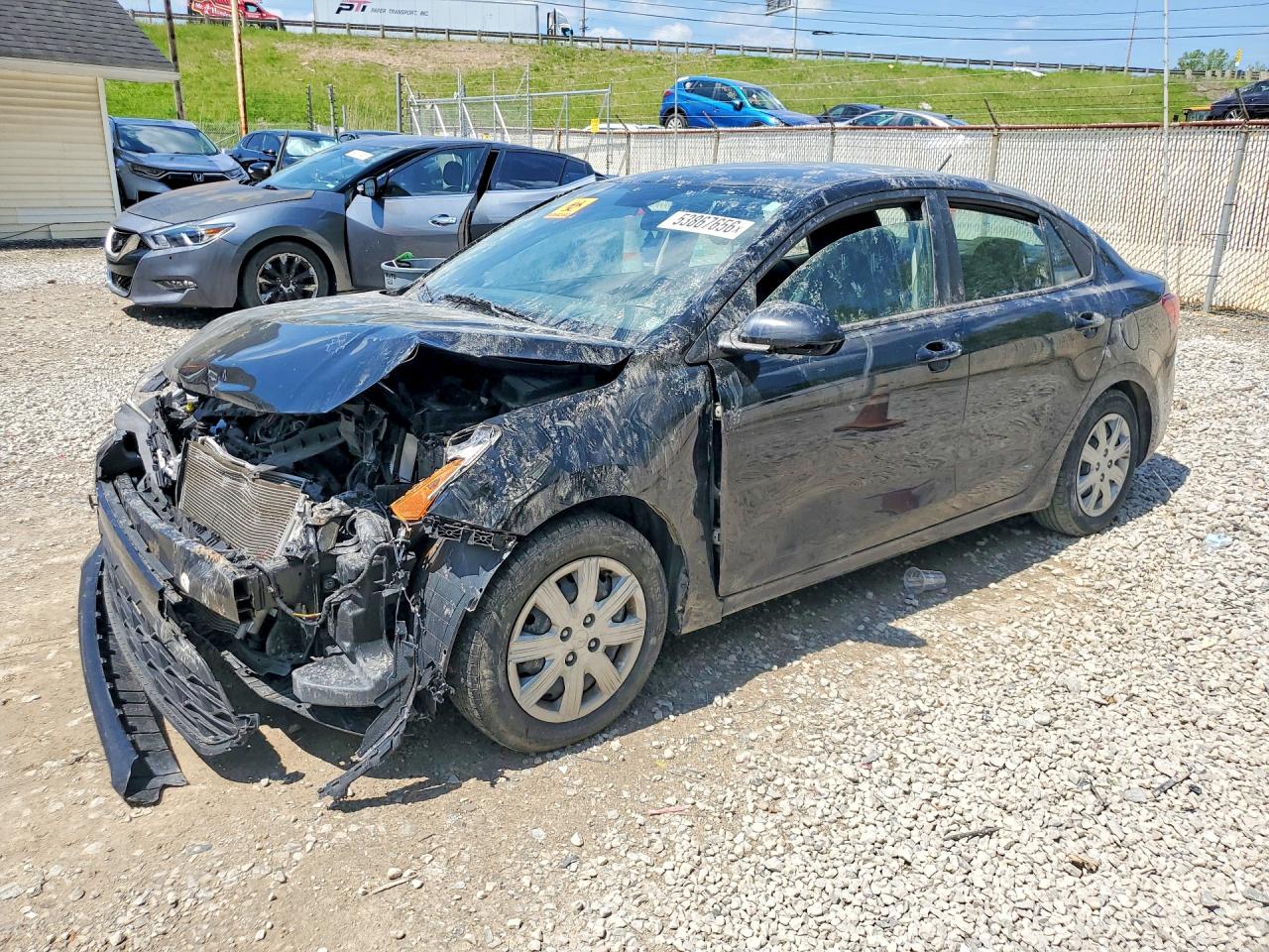 2023 Kia Rio LX, VIN 3KPA24AD3PE578912 — Front end