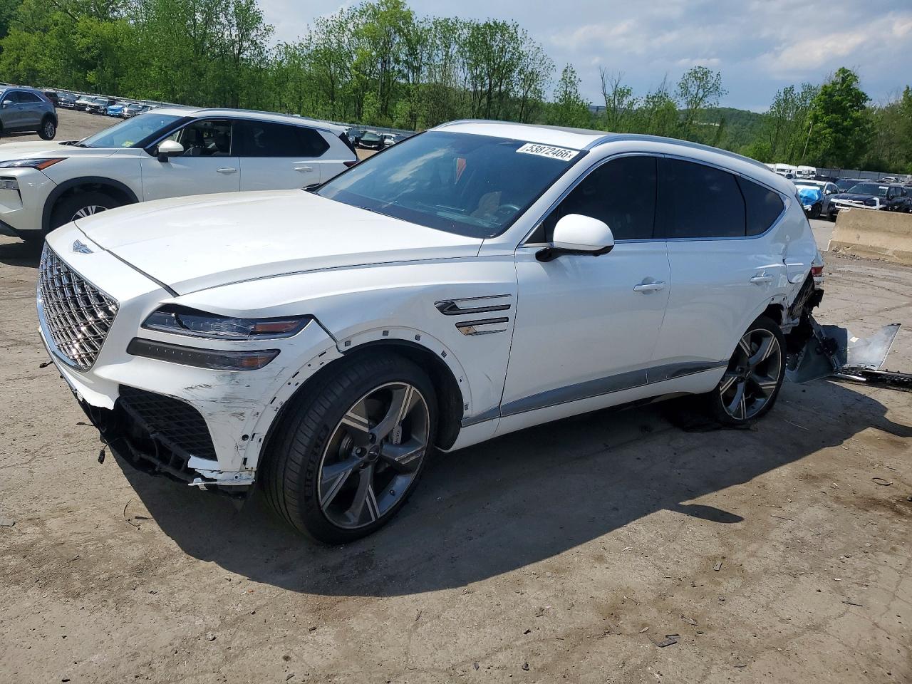 2025 Genesis GV80 Prestige, VIN KMUHEESC8SU221105 — Rear end