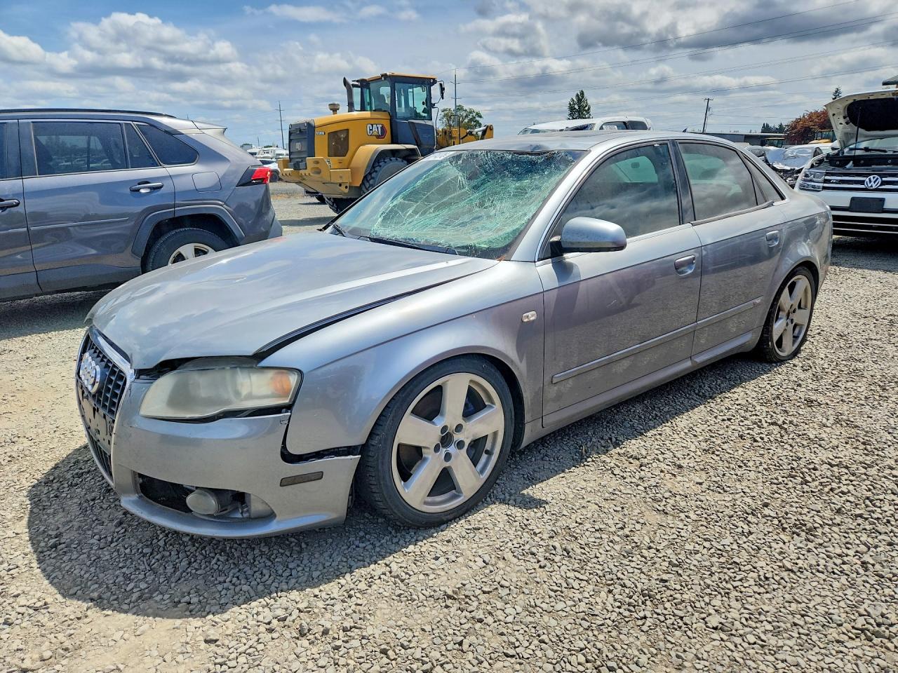 2005 Audi A4 2.0T, VIN WAUAF68E55A474580 — Front end