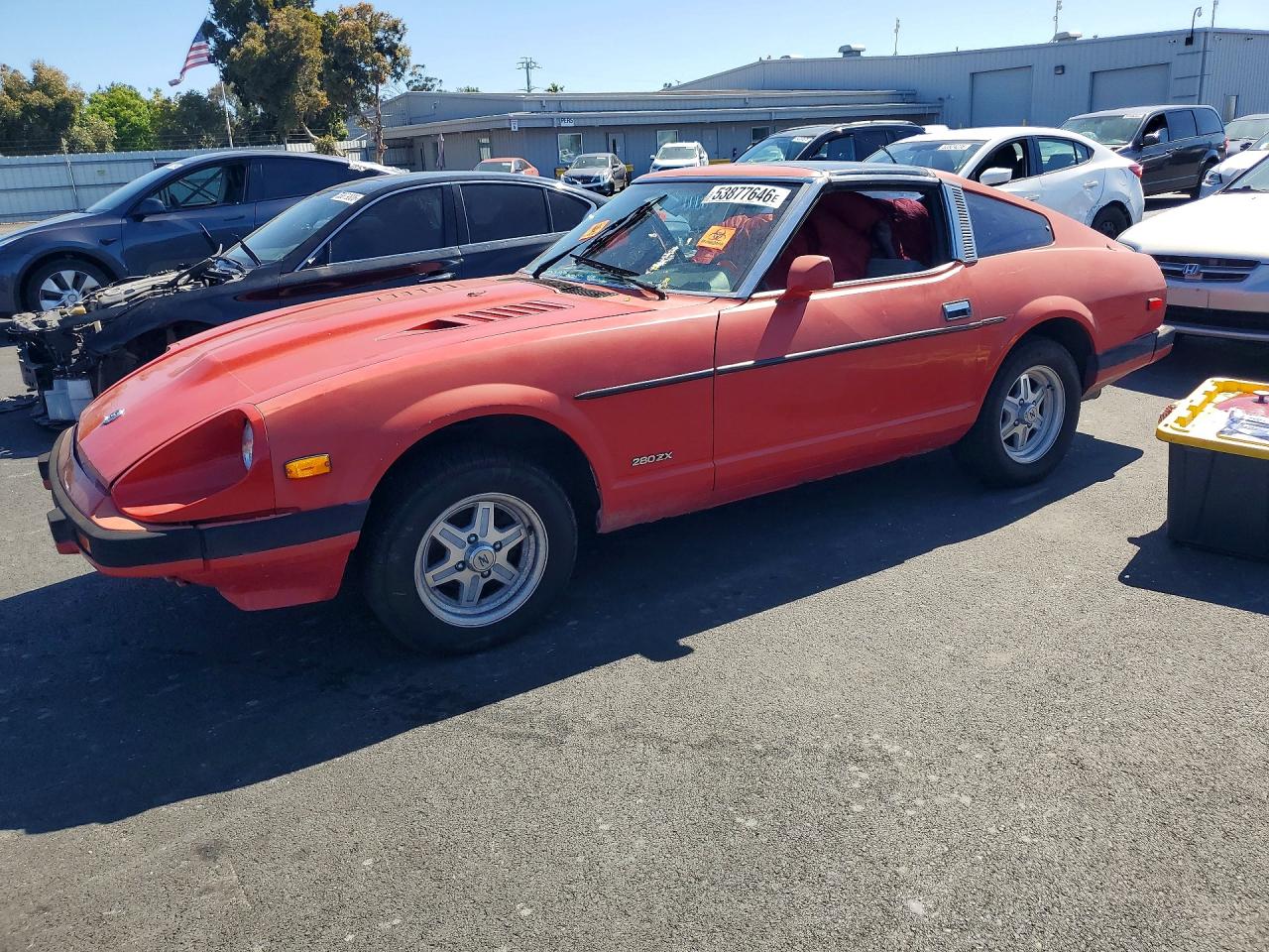 1983 Datsun 280ZX, VIN JN1HZ04S2DX579979 — Вандализм