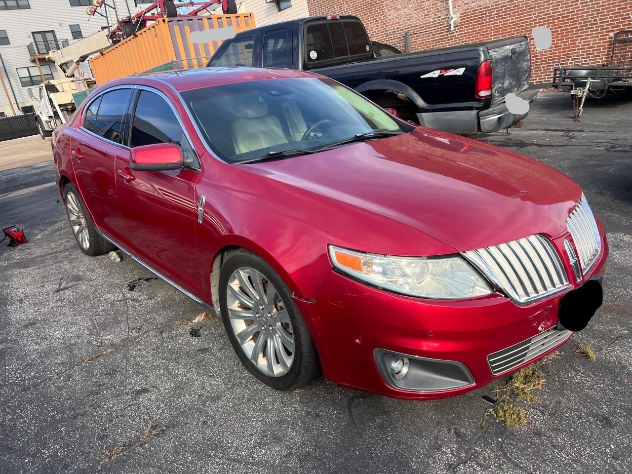 2010 Lincoln MKS EcoBoost, VIN 1LNHL9FT8AG604562 — Prior damage history