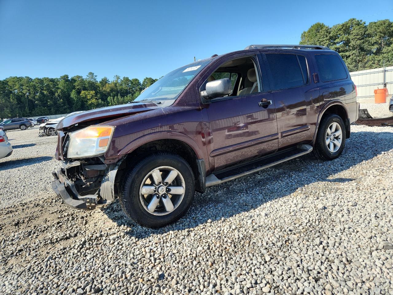 2014 Nissan Armada SL, VIN 5N1BA0ND4EN600012 — Front end