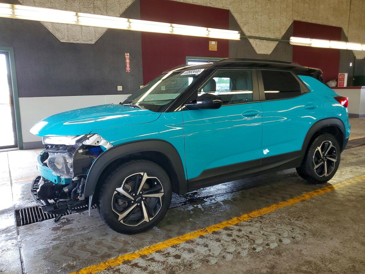 2022 Chevrolet TrailBlazer RS, VIN KL79MUSL7NB026341 — Front end