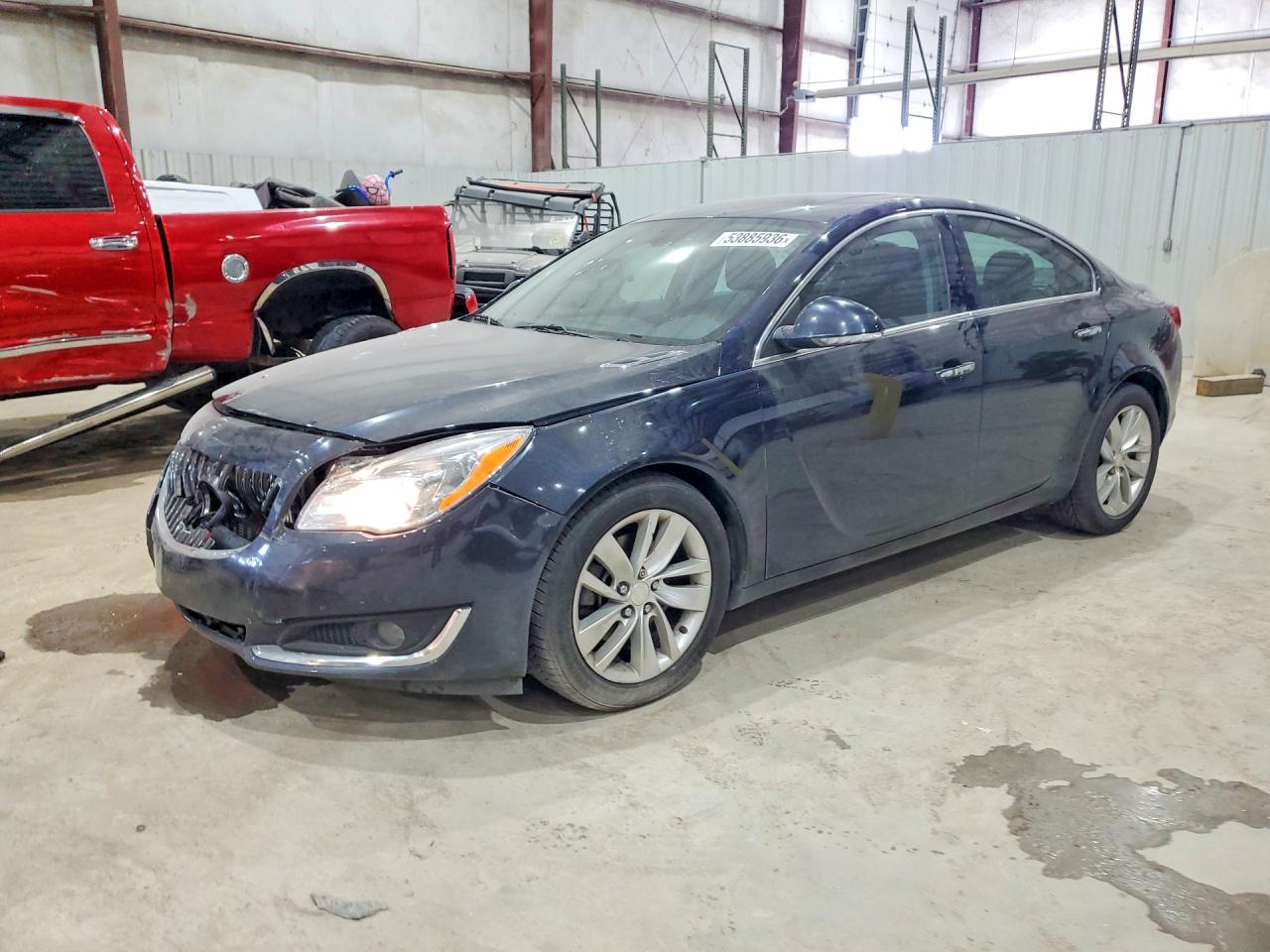 2014 Buick Regal Premium I, VIN 2G4GN5EX0E9304621 — Front end
