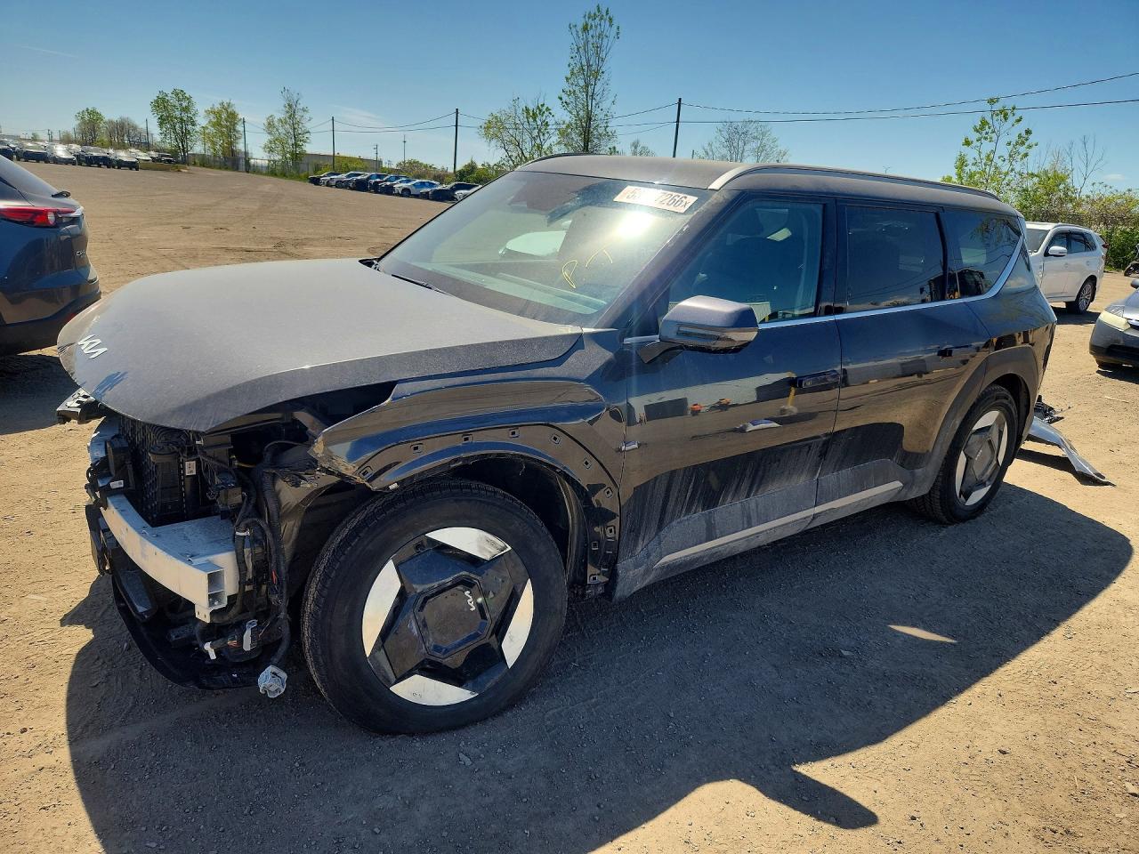 2024 Kia EV9 Wind, VIN KNDAFFS54R6043703 — Front end
