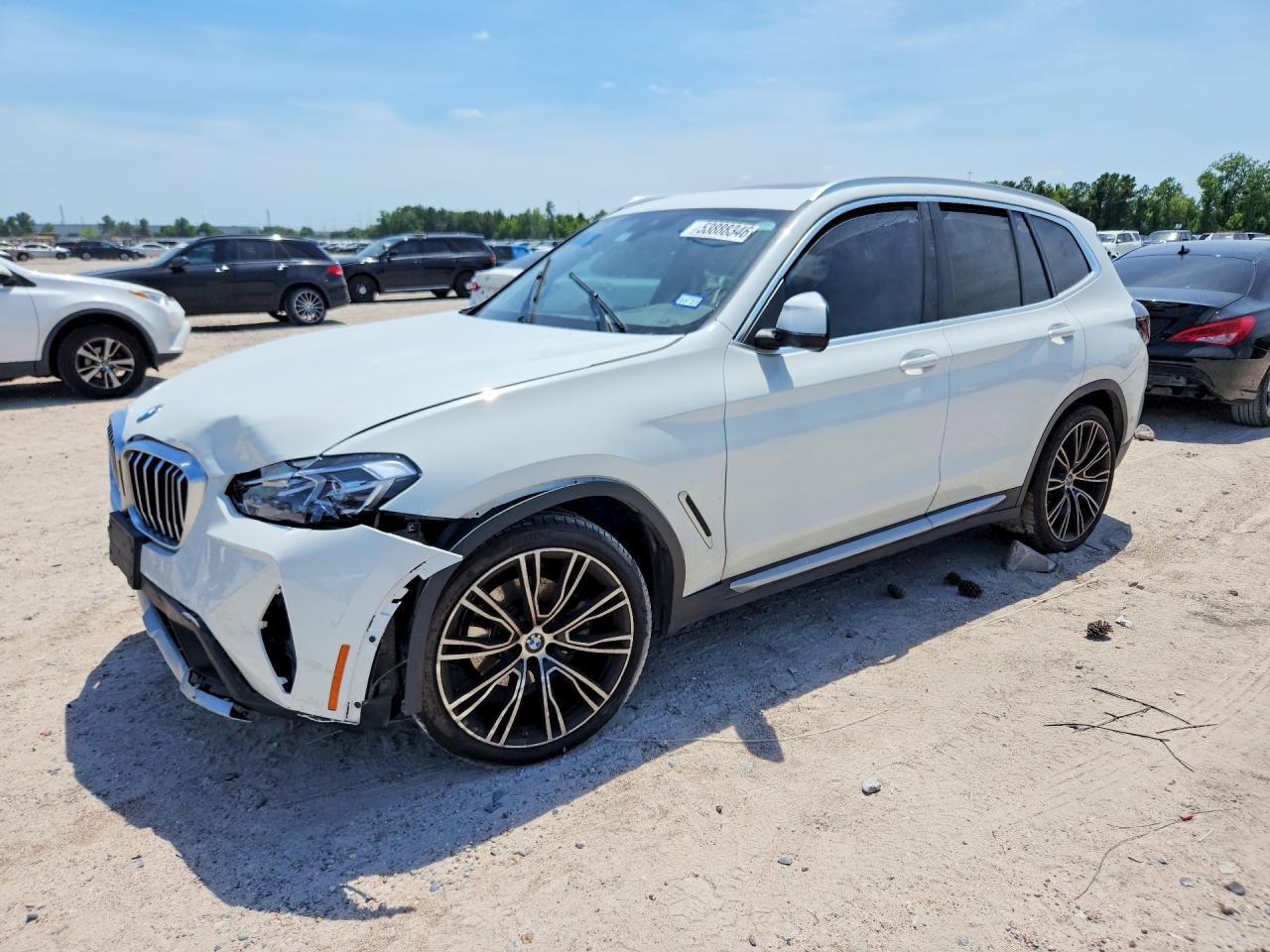 2022 BMW X3 sDrive30i, VIN WBX47DP07NN134026 — Front end