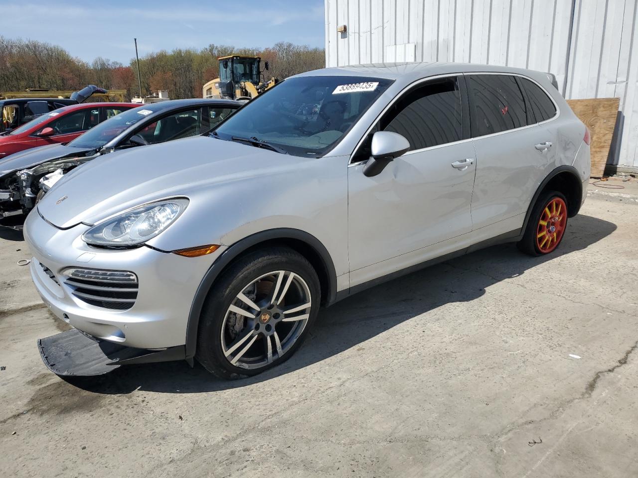 2014 Porsche Cayenne S, VIN WP1AB2A2XELA56817 — Undercarriage