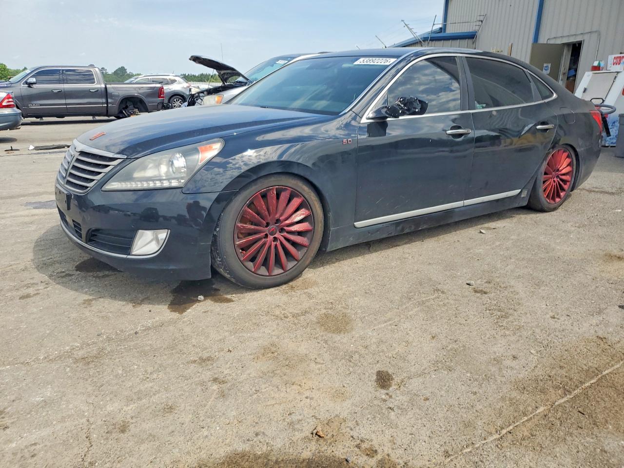 2014 Hyundai Equus Signature, VIN KMHGH4JH1EU078785 — Rear end