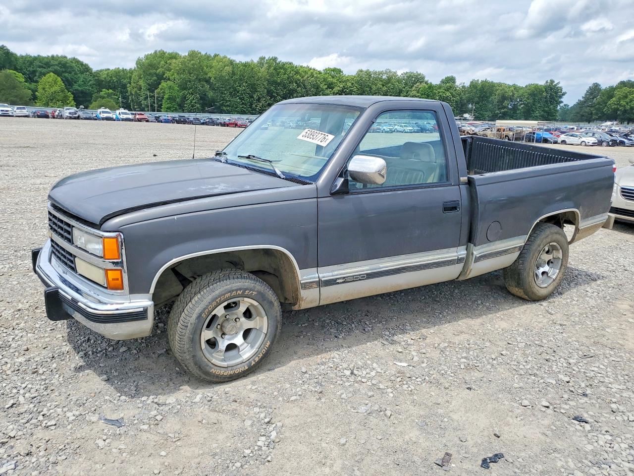 1992 Chevrolet Silverado 1500, VIN 1GCDC14ZXNZ239291 — Зад