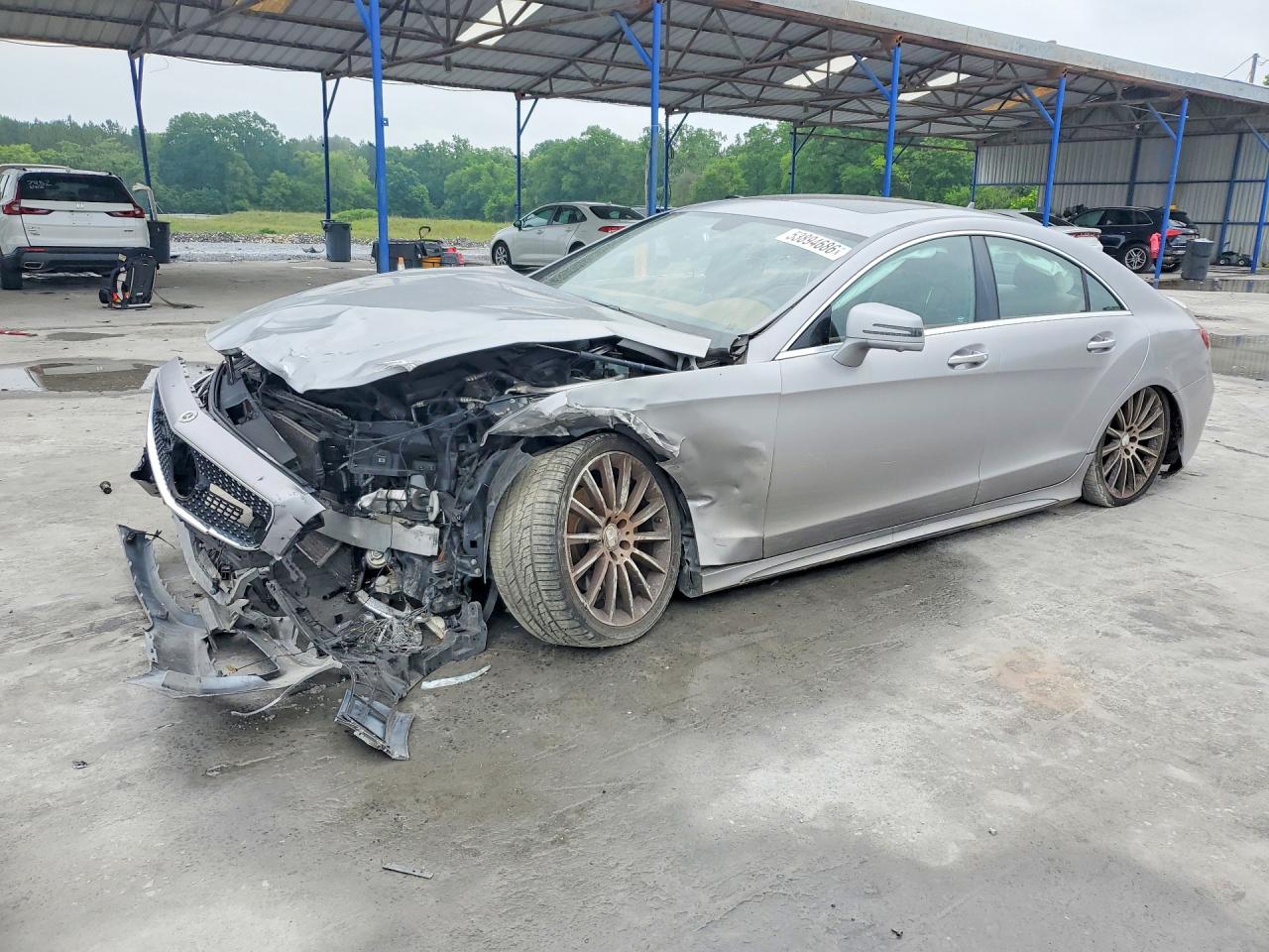 2016 Mercedes-Benz CLS 400, VIN WDDLJ6FBXGA184797 — Front end