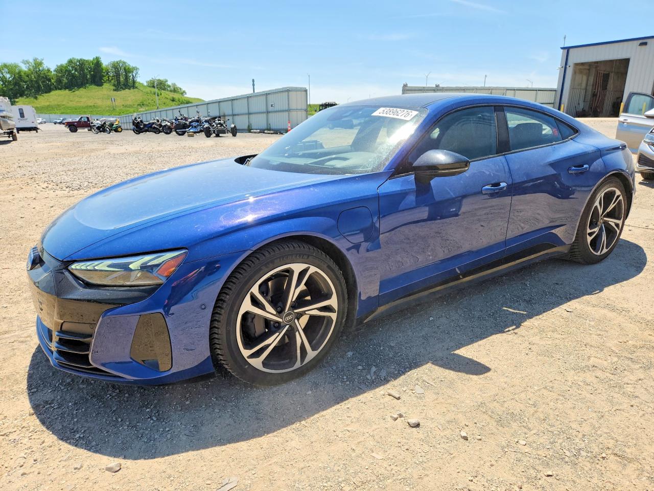 2022 Audi e-tron GT Prestige, VIN WAUEJBFW5N7003658 — Hail