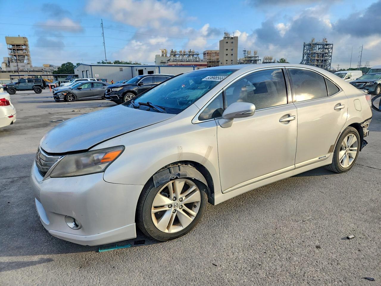 2011 Lexus HS 250h, VIN JTHBB1BA8B2043859 — Rear end