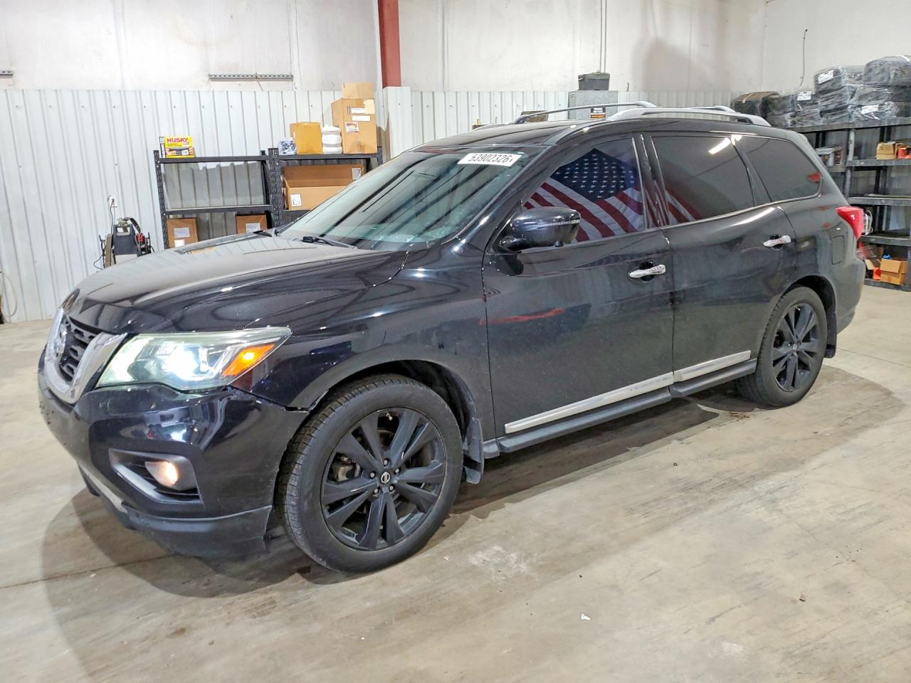 2017 Nissan Pathfinder SL, VIN 5N1DR2MN8HC901017 — Днище