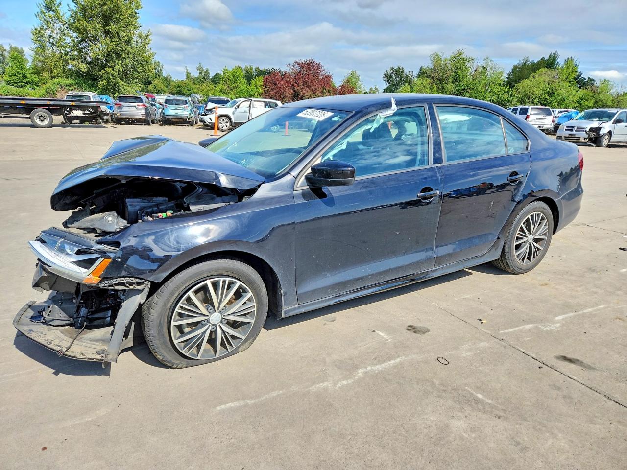 2018 Volkswagen Jetta SE, VIN 3VWDB7AJ5JM230978 — Front end