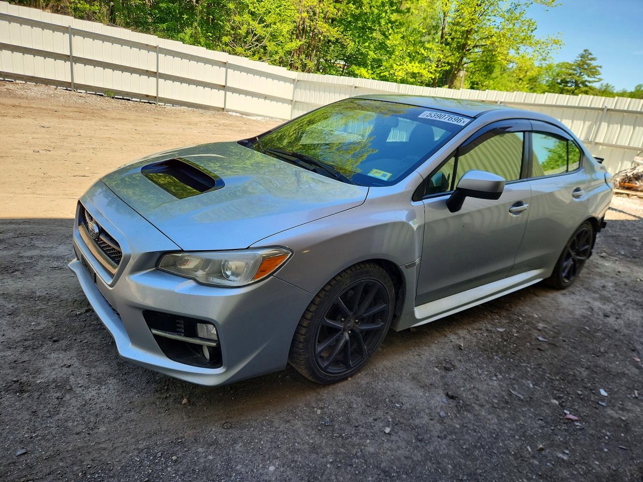 2016 Subaru WRX Premium, VIN JF1VA1E69G9826329 — Rear end