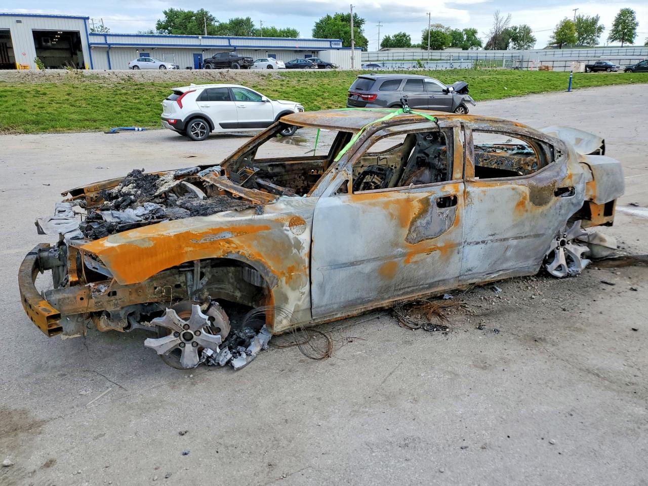 2010 Dodge Charger Police, VIN 2B3CA4CT8AH178342 — Vandalism