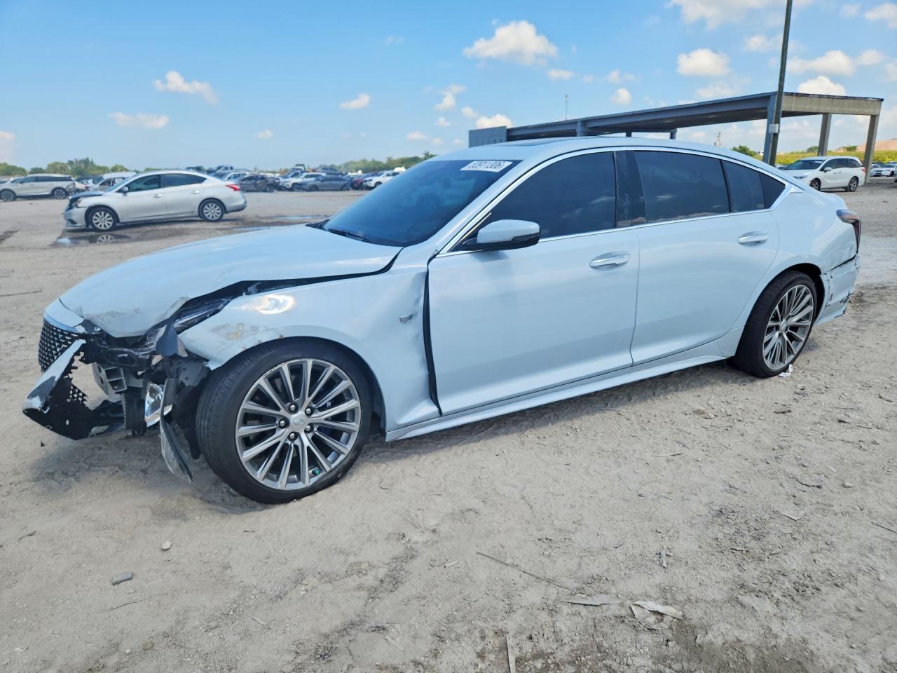 2022 Cadillac CT5 Premium Luxury, VIN 1G6DZ5RK2N0130168 — Front end