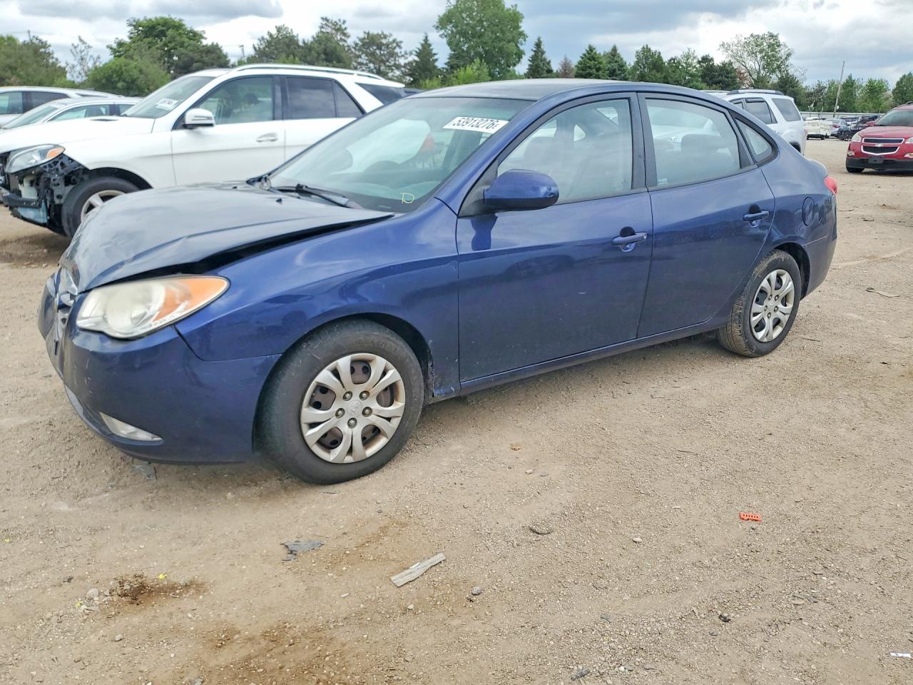 2010 Hyundai Elantra GLS, VIN KMHDU4AD6AU884949 — Front end