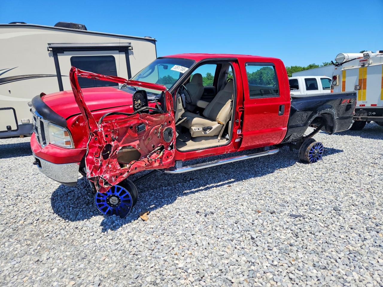 2006 Ford F-250 XL, VIN 1FTSW21P56EC58766 — All over