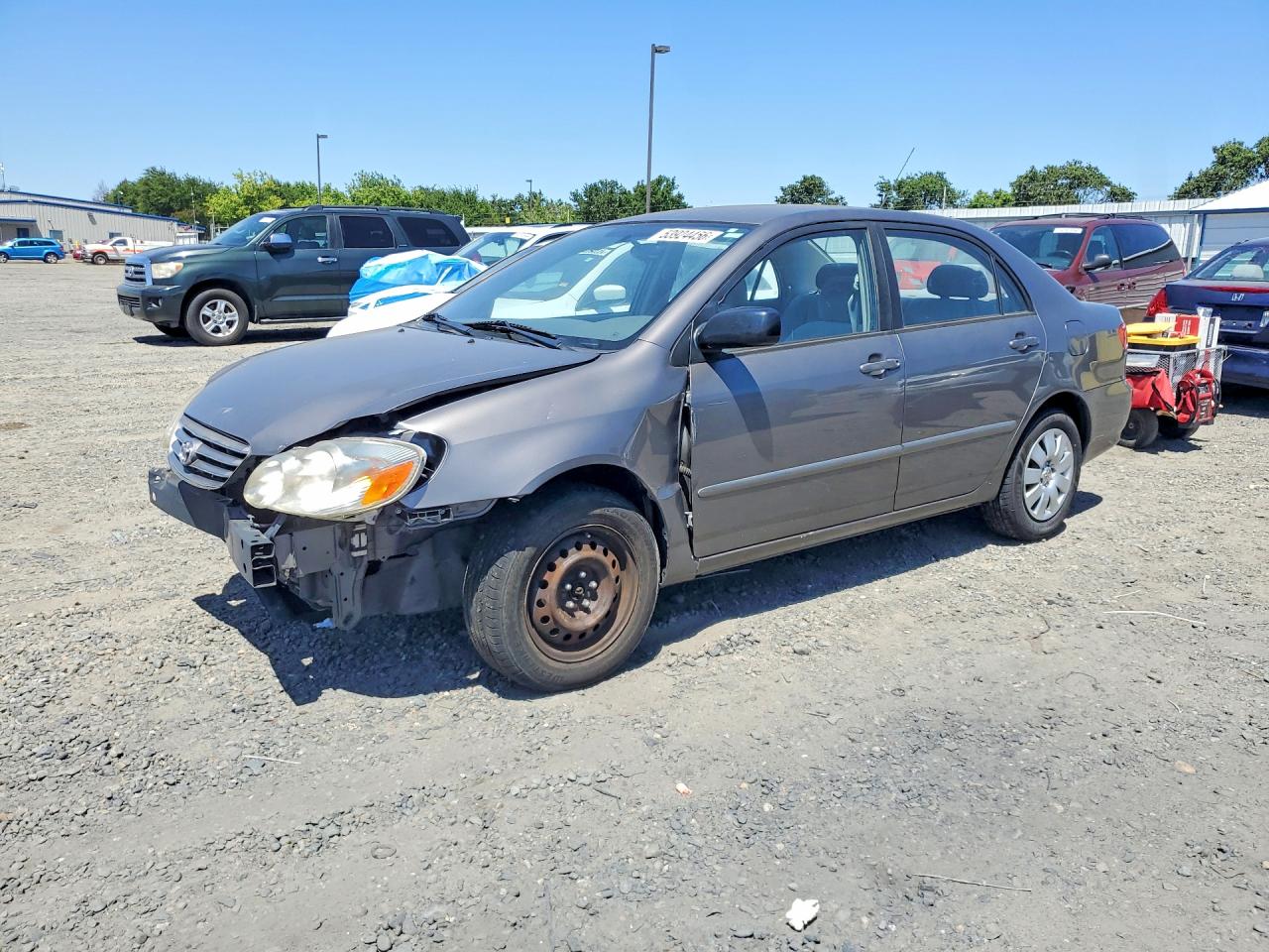 2004 Toyota Corolla S, VIN 1NXBR32E94Z205285 — Front end