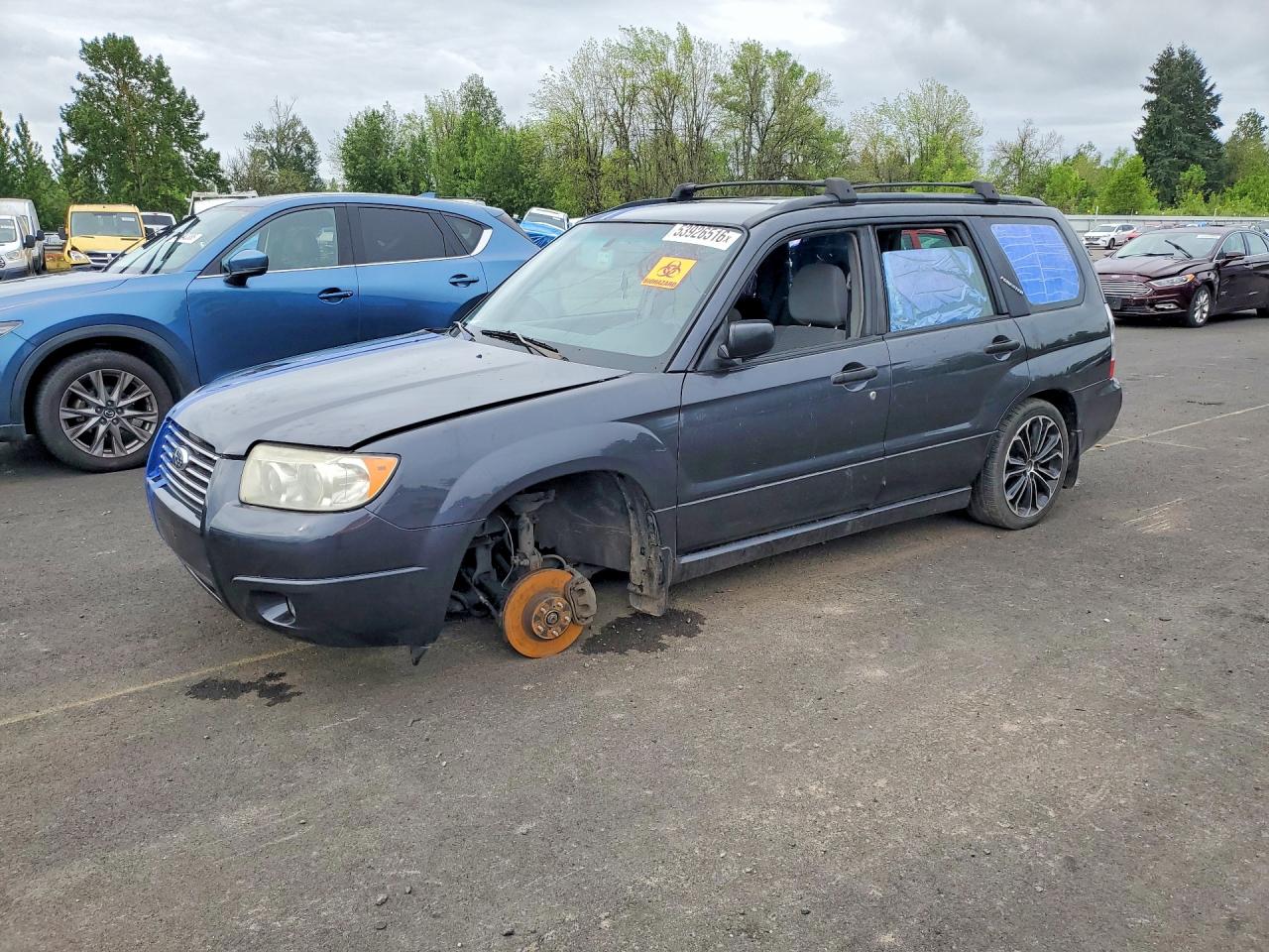 2008 Subaru Forester X, VIN JF1SG63678G717494 — Vandalism