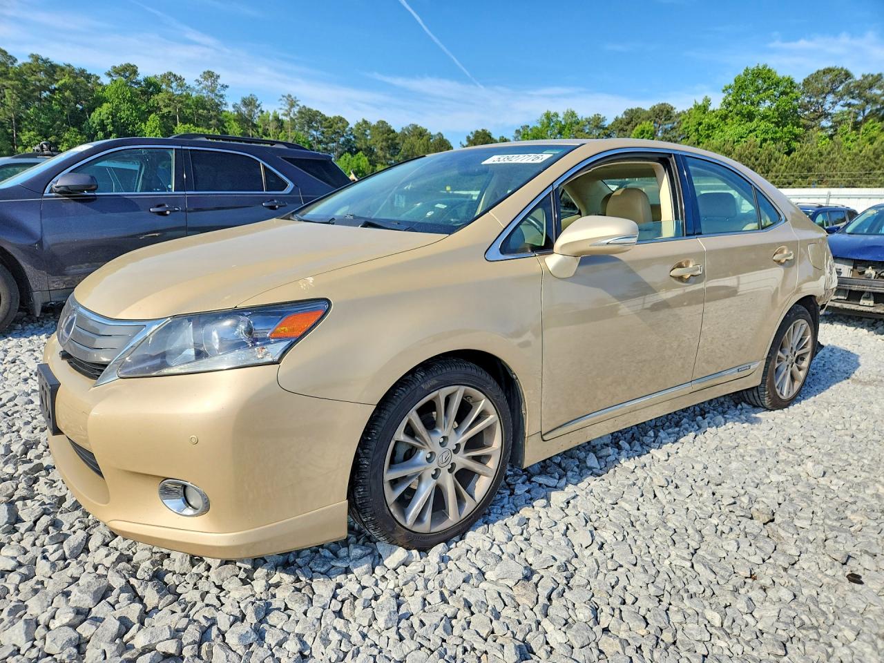 2010 Lexus HS 250h Premium, VIN JTHBB1BA8A2010990 — Rear end