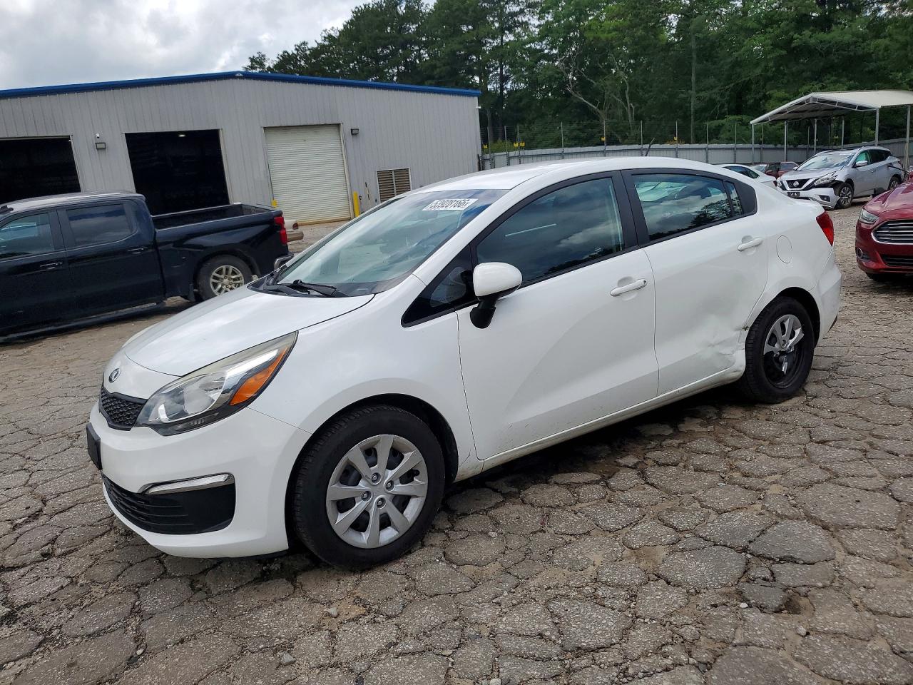 2016 Kia Rio LX, VIN KNADM4A3XG6597037 — Side