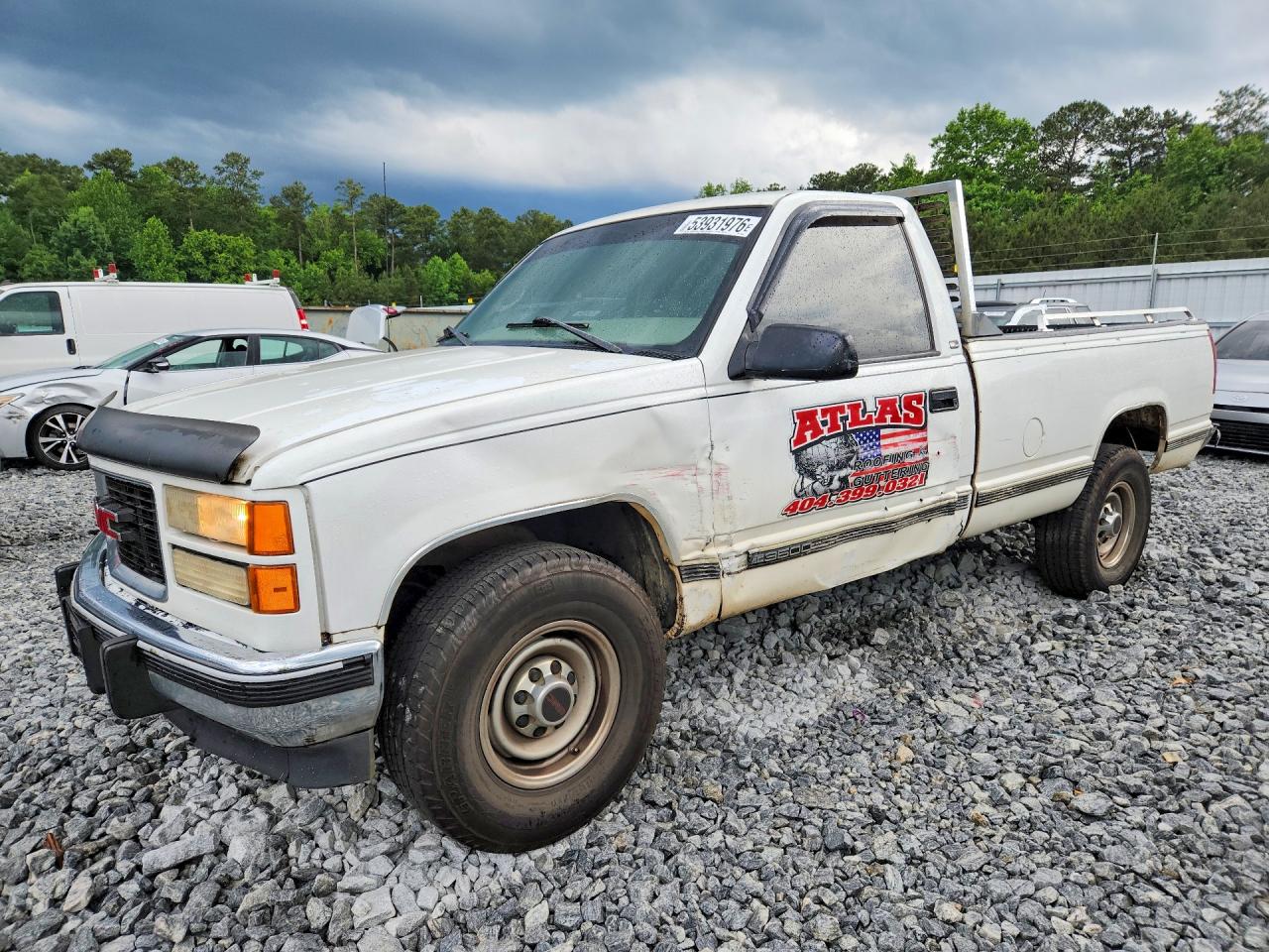 2000 GMC Sierra 3500, VIN 1GTGC34R5YR154484 — Side