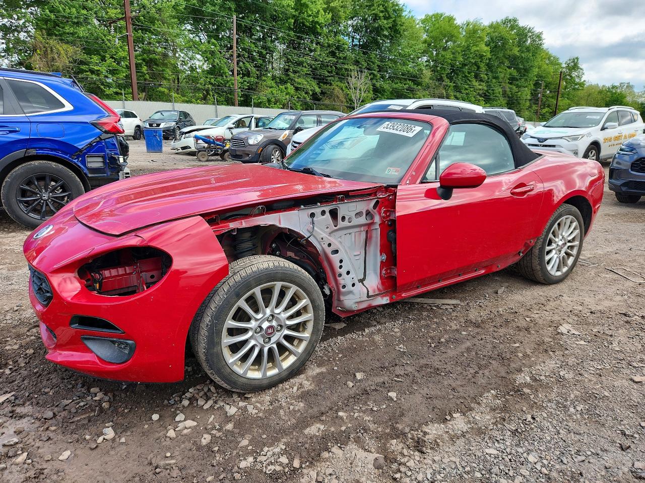 2017 FIAT 124 Spider Elaborazione Abarth, VIN JC1NFAEK9H0122868 — Auction photo