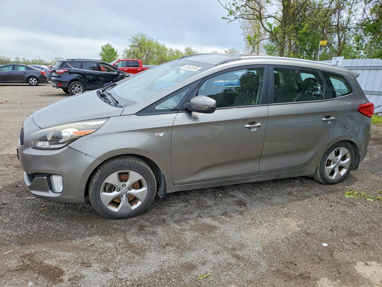2014 Kia Rondo LX, VIN KNAHT8A33E7021051 — Undercarriage