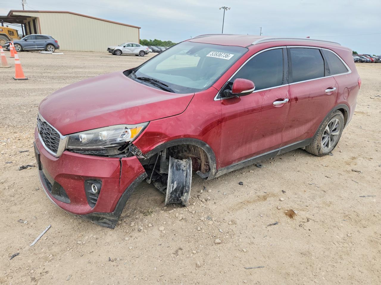 2019 Kia Sorento EX, VIN 5XYPH4A59KG525483 — Front end