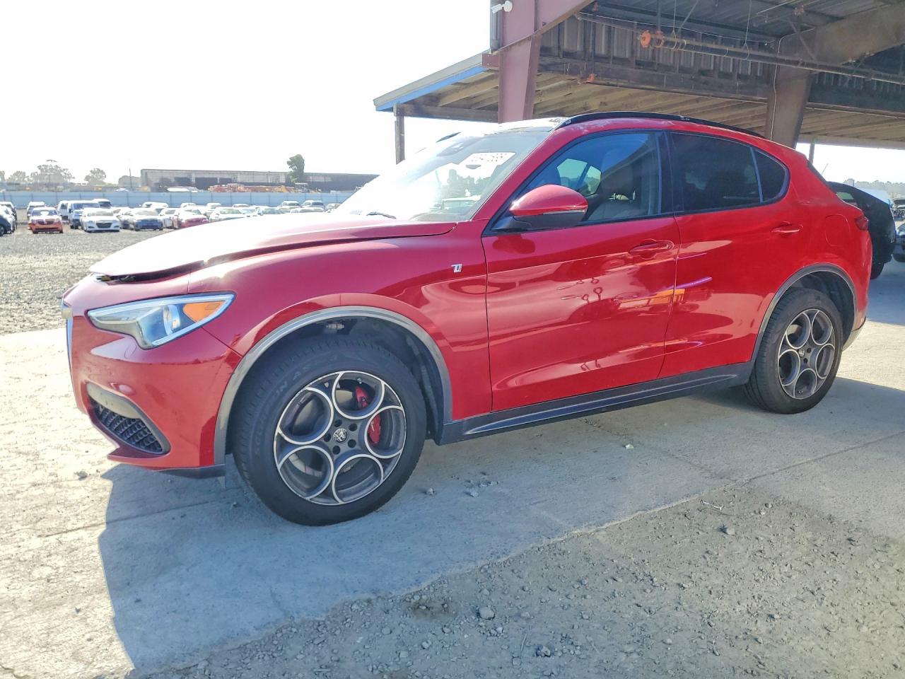 2022 Alfa Romeo Stelvio Veloce, VIN ZASPAKBN7N7D41319 — Крыша