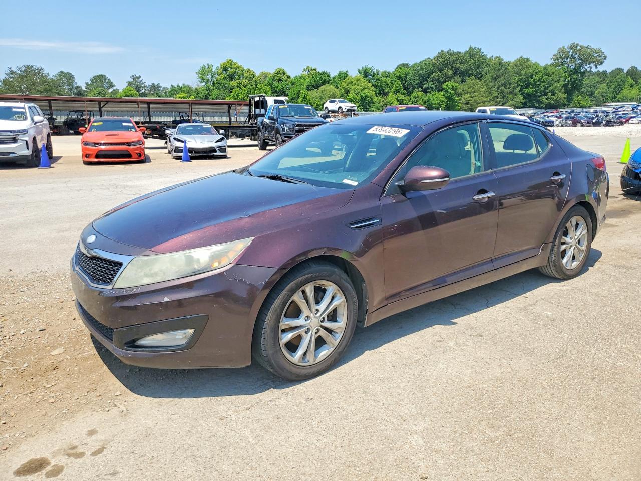 2013 Kia Optima LX, VIN 5XXGM4A78DG213255 — Крыша
