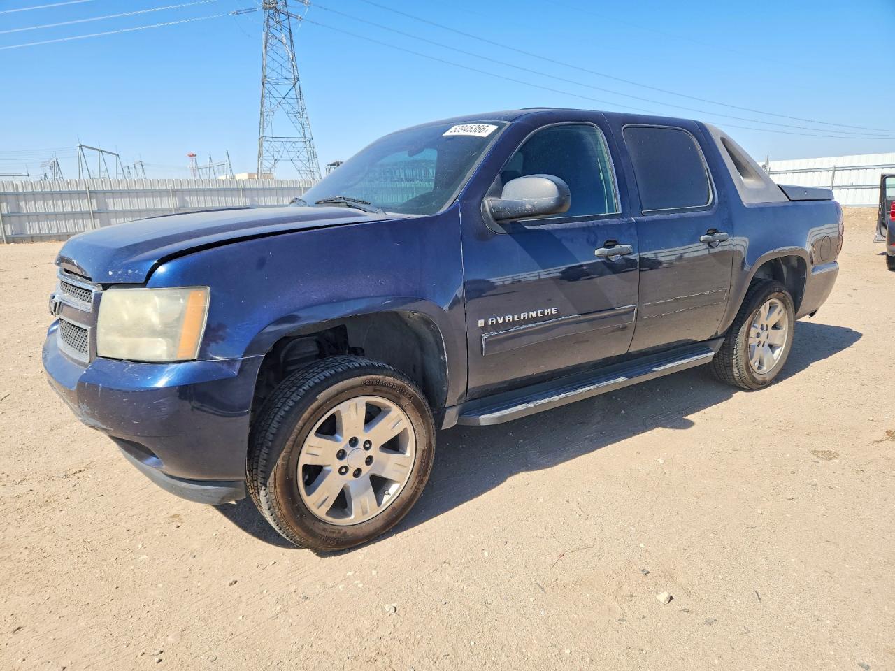 2009 Chevrolet Avalanche LS, VIN 3GNFK12019G232467 — Rear end