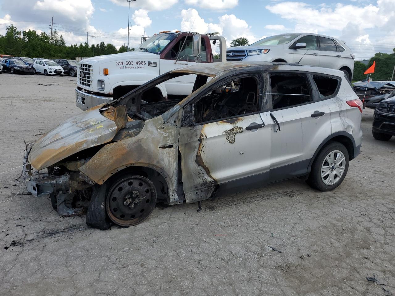 2015 Ford Escape S, VIN 1FMCU0F76FUB48723 — Auction photo 1 of 4