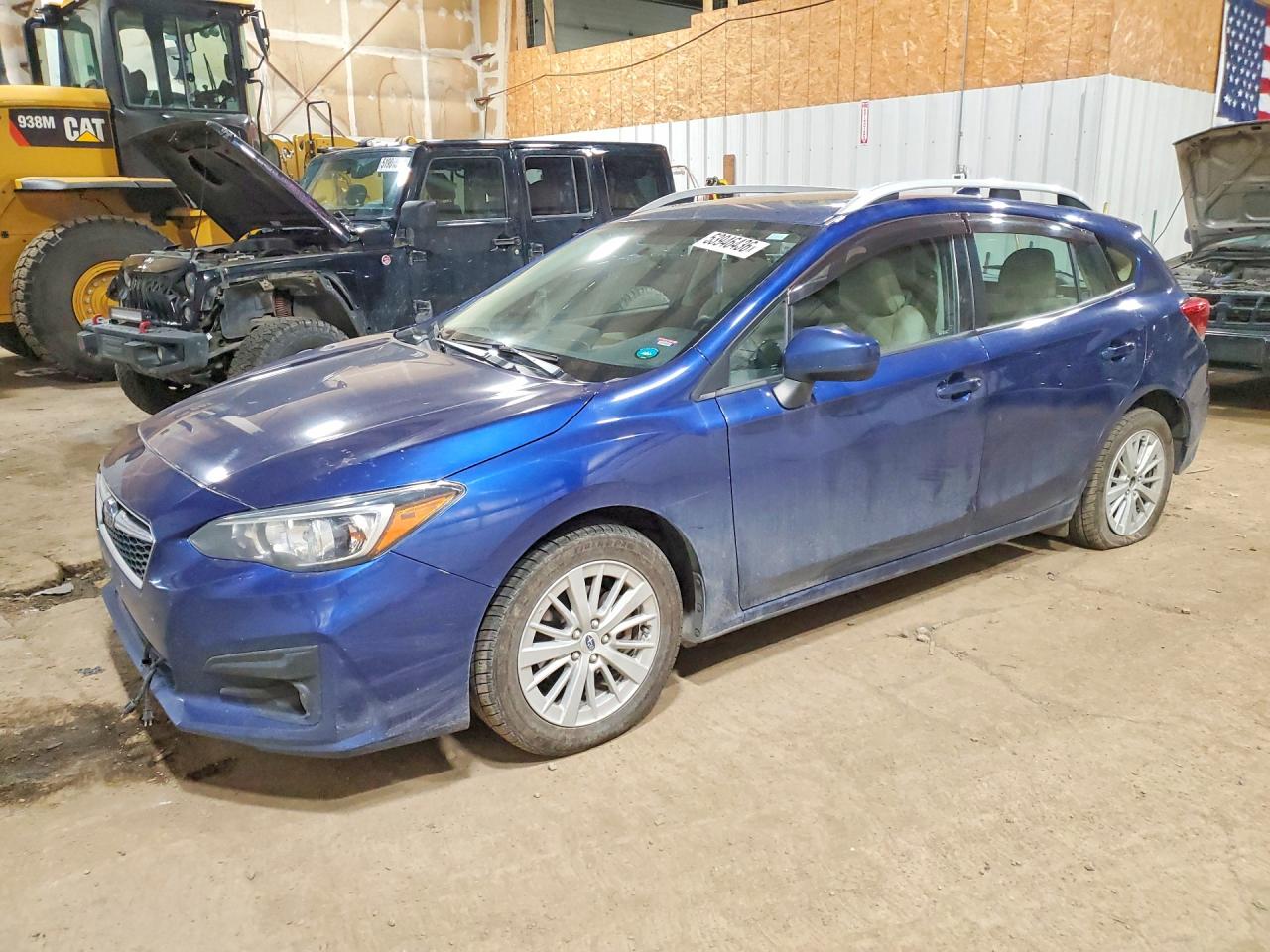 2017 Subaru Impreza Premium, VIN 4S3GTAD64H3726142 — Бок