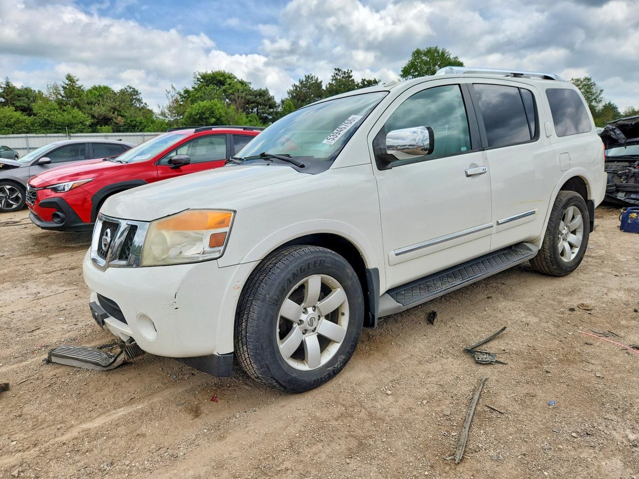 2010 Nissan Armada SE, VIN 5N1AA0NC1AN601485 — Front end